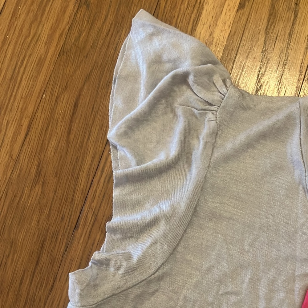 Miss E-vie light grey kids girls ruffled top size 14-15 - Picture 4 of 8